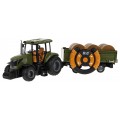 Traktor z Przyczepą Zielony R/C