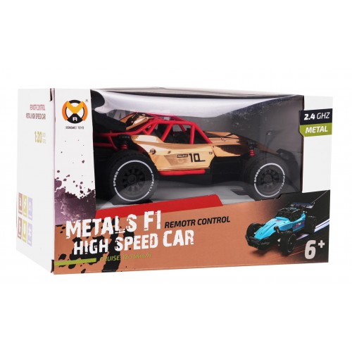 Metalowe Autko RACING 01 Złote R/C