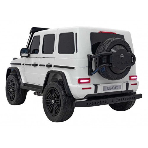 Pojazd Mercedes Benz G63 AMG XXL MP4 Biały