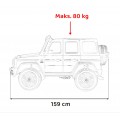 Pojazd Mercedes Benz G63 AMG XXL MP4 Czerwony