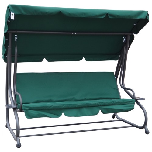 Garden swing Adjustable Seat Textylina 2 x 1 Green