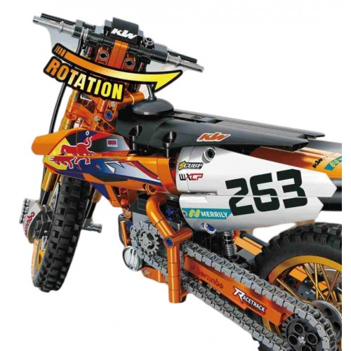 Zestaw Klocków Motor Cross 450el.