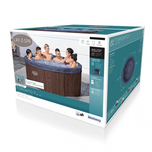 Lay-Z-Spa Toronto SMART Air Jet Jacuzzi BESTWAY