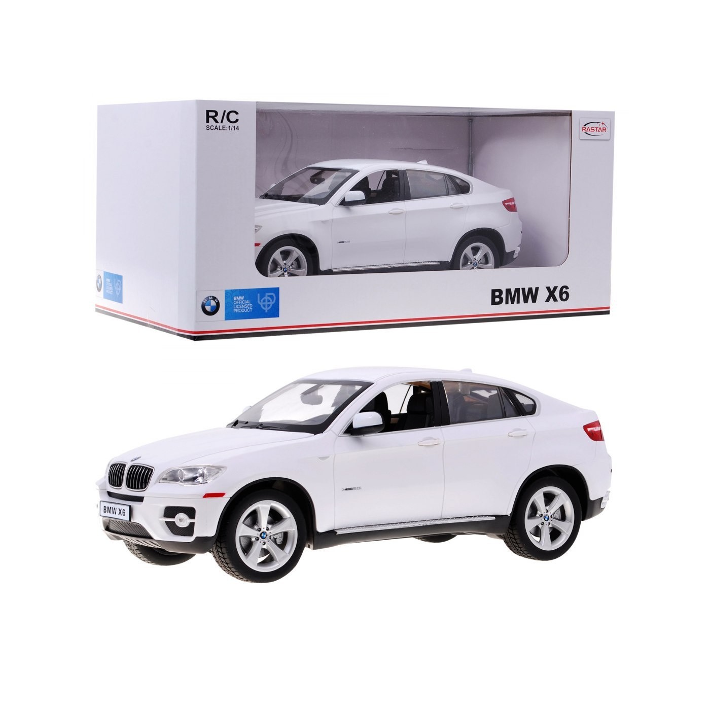 R/C toy car BMW X 6 White 1:14 RASTAR