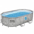 Basen stelażowy Power Steel Swim Vista z oknem 427x250x100 14x8FT BESTWAY 7w1