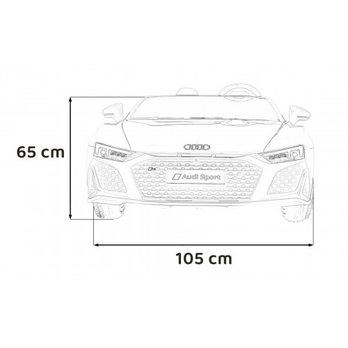 Pojazd Audi Spyder R8 LIFT Niebieski