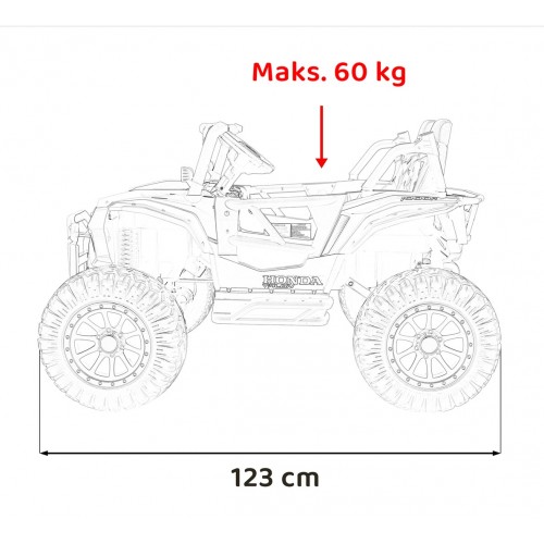 Pojazd Terenowy HONDA Talon 4x4 Zielony SxS