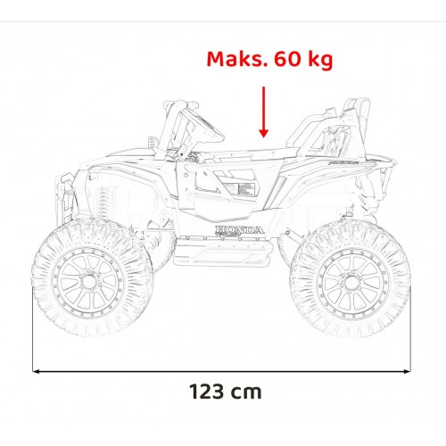 Pojazd Terenowy HONDA Talon 4x4 Zielony