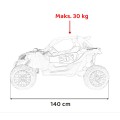 Pojazd Buggy SR SUPER 66 Pomarańczowy