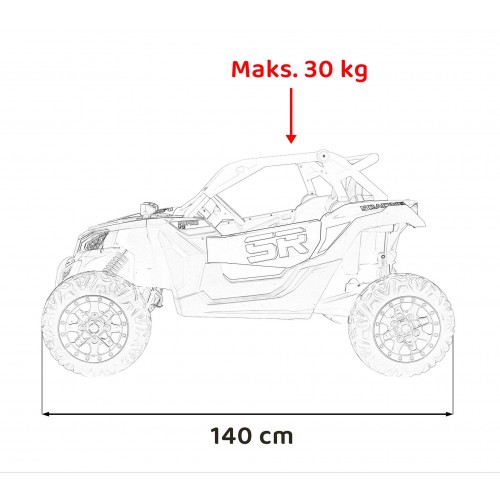 Pojazd Buggy SR SUPER 66 Zielony