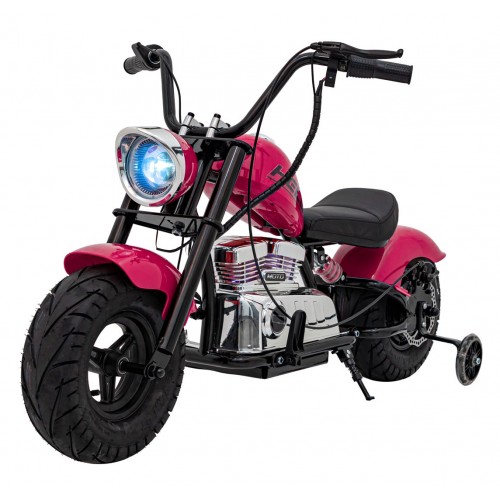 Pojazd Motorek Chopper Warrior Różowy