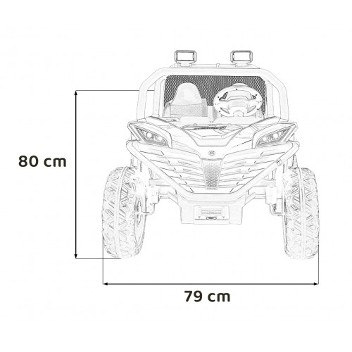 Pojazd Buggy FASTER Niebieski