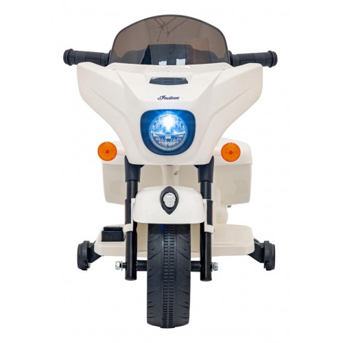 Pojazd Chopper INDIAN Biały motocykl dla dziecka