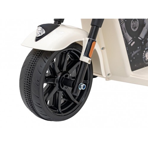 Pojazd Chopper INDIAN Biały motocykl dla dziecka