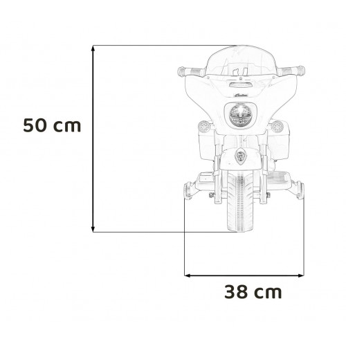 Pojazd Chopper INDIAN Biały