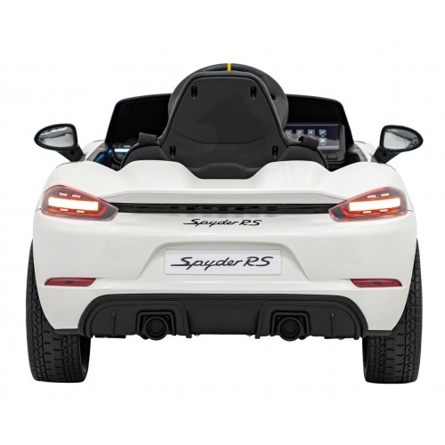 Pojazd Porsche Spyder RS 718 Biały sportowy samochód