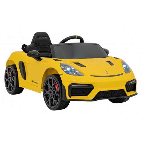 Pojazd Porsche Spyder RS 718 Żółty samochód sportowy