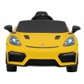 Pojazd Porsche Spyder RS 718 Żółty samochód sportowy