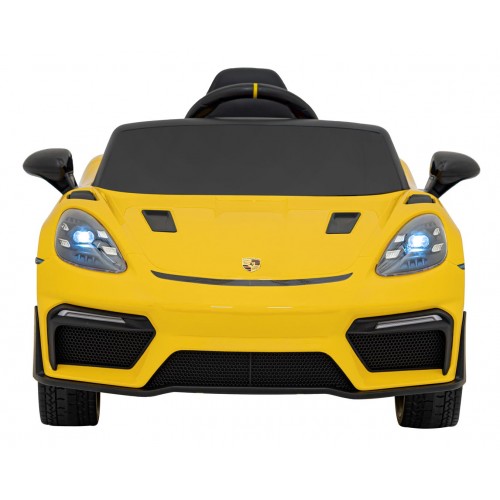 Pojazd Porsche Spyder RS 718 Żółty samochód sportowy