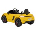 Pojazd Porsche Spyder RS 718 Żółty samochód sportowy