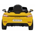 Pojazd Porsche Spyder RS 718 Żółty samochód sportowy