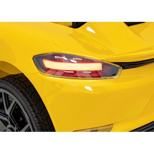 Pojazd Porsche Spyder RS 718 Żółty samochód sportowy