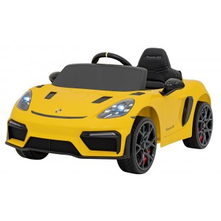 Pojazd Porsche Spyder RS 718 Żółty MP4