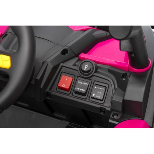 Pojazd Buggy Madman UTV-MX Różowy