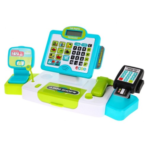 Cash with touch panel weight card reader