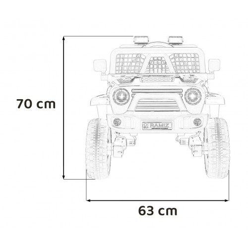 Pojazd OFF ROAD 4x4 SPORT Biały