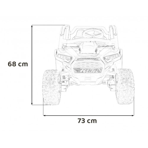 Pojazd Buggy 4x4 KCK Niebieski