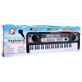 Keyboard dla dzieci 5+ Stojak na nuty Mikrofon + Nagrywanie Radio USB MP3 - model nr 020