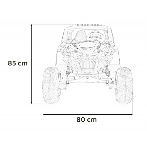 Pojazd Buggy UTV-MX 2000N Czerwony