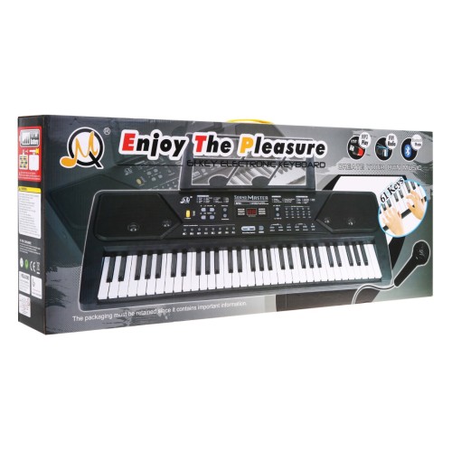 Keyboard z trybem nauki dla dzieci 5+ Stojak na nuty Mikrofon Radio - model nr 600