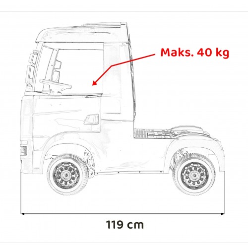 Pojazd Scania R-SERIE Biały