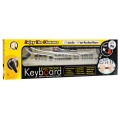 Beżowy Keyboard dla dzieci 5+ Mikrofon + Nagrywanie + USB MP3 - model nr 811