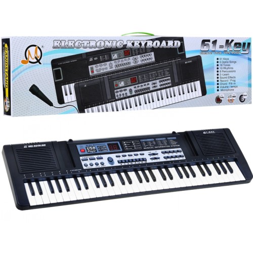 Keyboard z lekcjami dla dzieci 5+ Mikrofon + Nagrywanie USB - model nr 829