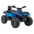 Quad Can Am Outlander ATV z Pilotem Niebieski