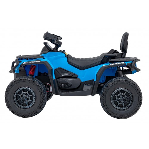 Quad Can Am Outlander ATV z Pilotem Niebieski