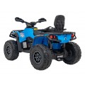 Quad Can Am Outlander ATV z Pilotem Niebieski