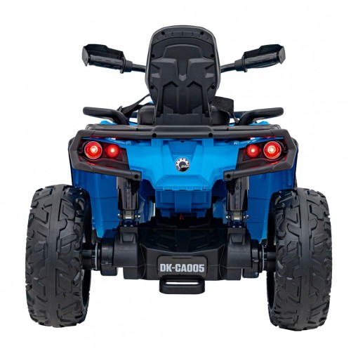 Quad Can Am Outlander ATV z Pilotem Niebieski