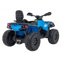 Quad Can Am Outlander ATV z Pilotem Niebieski