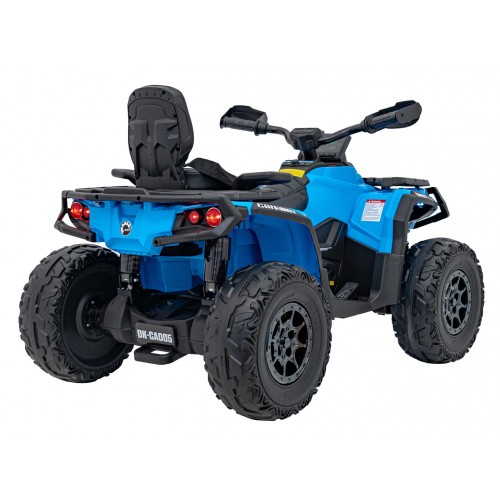 Quad Can Am Outlander ATV z Pilotem Niebieski