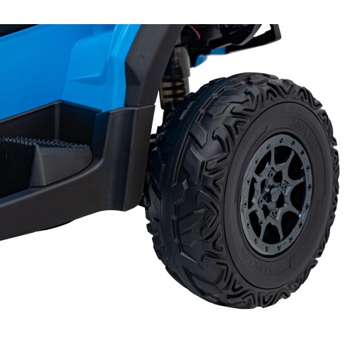 Quad Can Am Outlander ATV z Pilotem Niebieski