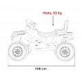 Quad Can Am Outlander ATV z Pilotem Niebieski