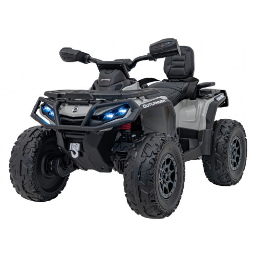 Quad Can Am Outlander ATV z Pilotem Szary