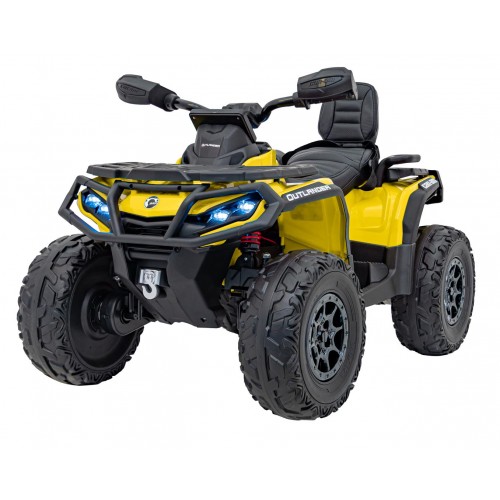 Quad Can Am Outlander ATV z Pilotem Żółty