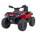 Quad Can Am Outlander ATV z Pilotem Czerwony