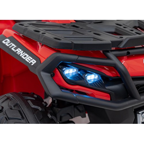 Quad Can Am Outlander ATV Czerwony