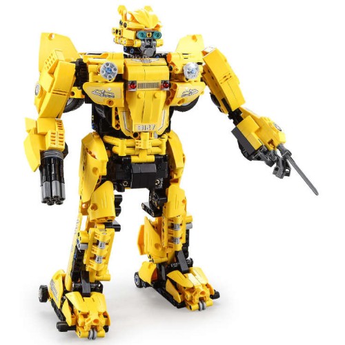 2in1 blocks Robot EE car
